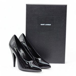 Saint Laurent Teddy patent heels shoes